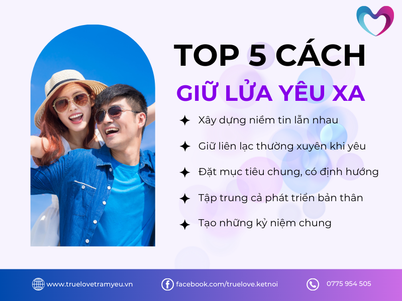 TOP 5 BÍ QUYẾT GIỮ LỬA YÊU XA