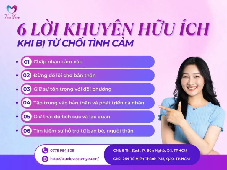 LỜI KHUYÊN KHI BỊ TỪ CHỐI TÌNH CẢM